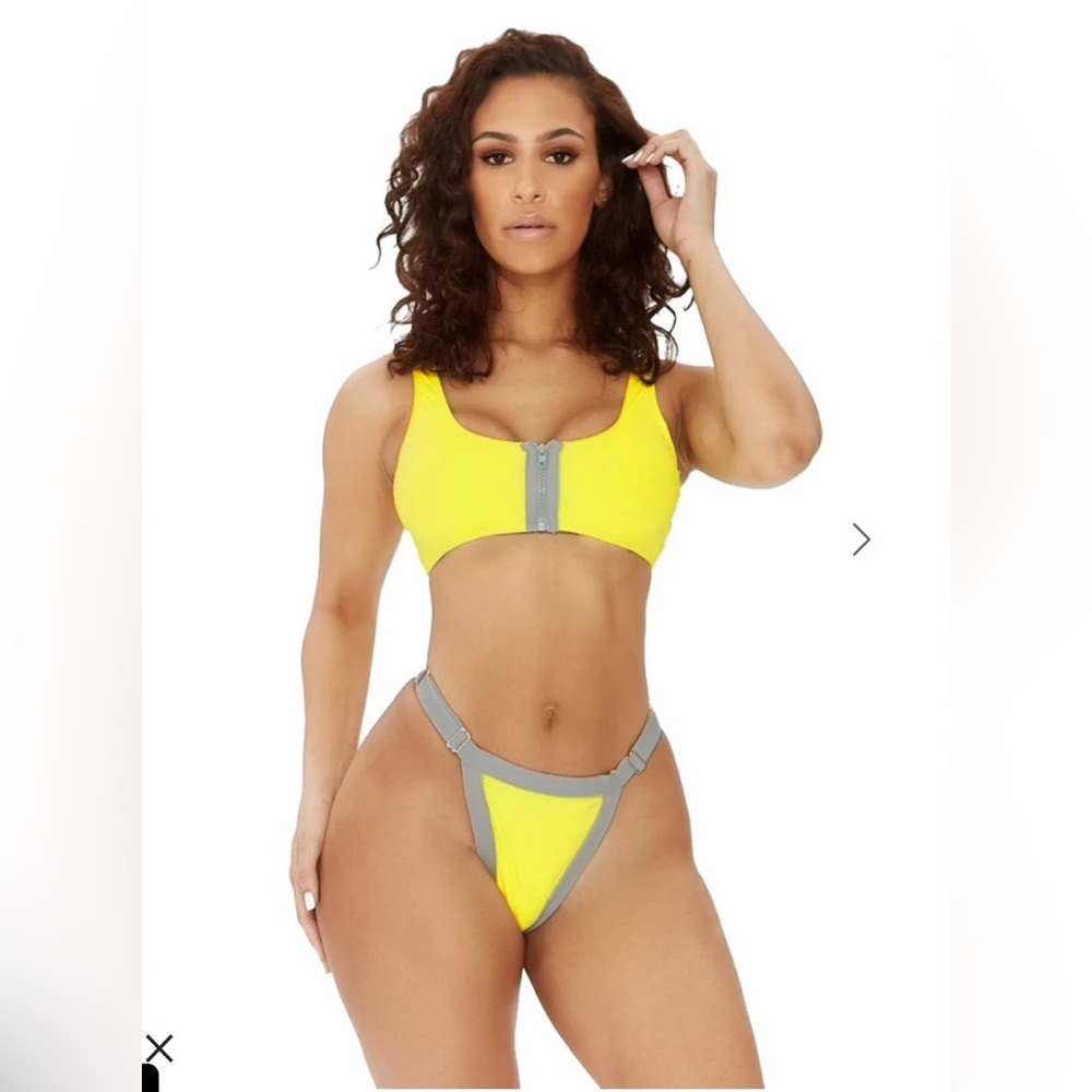 PLAY IT COOL BIKINI-YELLOW